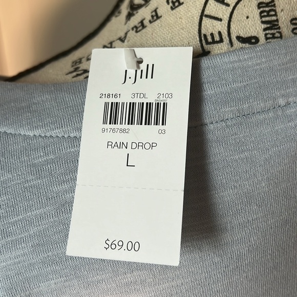 J Jill drawstring neck kangaroo pocket new with tags - Picture 5 of 7
